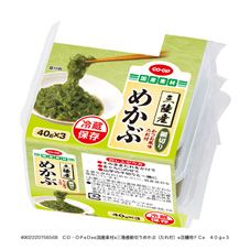 CO・OP 三陸産細切りめかぶ(たれ付) 40g×3